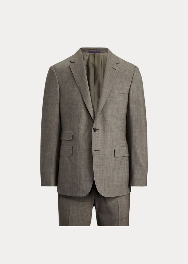 Trajes Ralph Lauren Hombre Marrom - Gregory Wool Sharkskin - CETMB3451